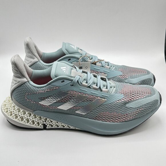 Men's Adidas 4DFWD Pulse Running Shoes Magic Grey Turbo GZ8623 Sz 11New - Picture 3 of 9